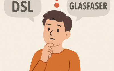 DSL vs. Glasfaser – Zwei Technologien, ein Ziel